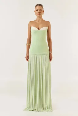 She is Olla Nicolette Maxi Dress Green Size XS/Au 6 for rent on The Volte - image 2