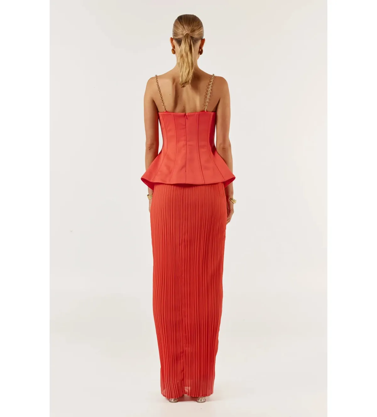 She is OLLÁ Marcelle Maxi Dress Red Size XS/AU 6 - Image 6