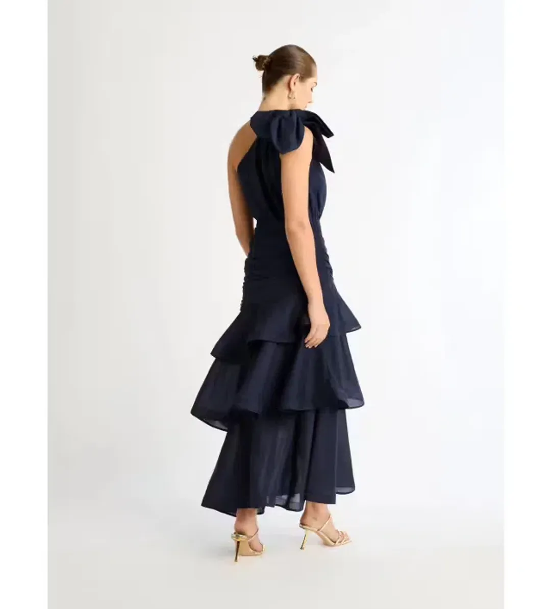 Sheike Casablanca Maxi Dress Navy Size 12 for rent on The Volte - main image