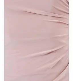 Skiva Strapless Split Evening Maxi Dress Latte Blush Size AU 6 for rent on The Volte - image 7