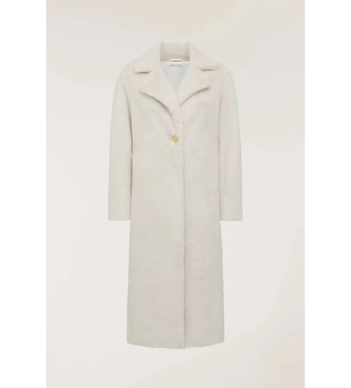 Perri Cutten The Shag Coat Ecru One Size M/AU 10 - Image 5