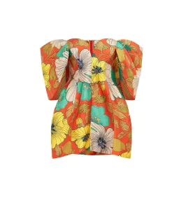 Alemais Piato Sculpt Mini Dress Floral Size 6 for rent on The Volte - image 5