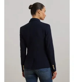 Polo Ralph Lauren Navy Knit Cotton Blazer Size US 12 / AU 16 for rent on The Volte - image 3