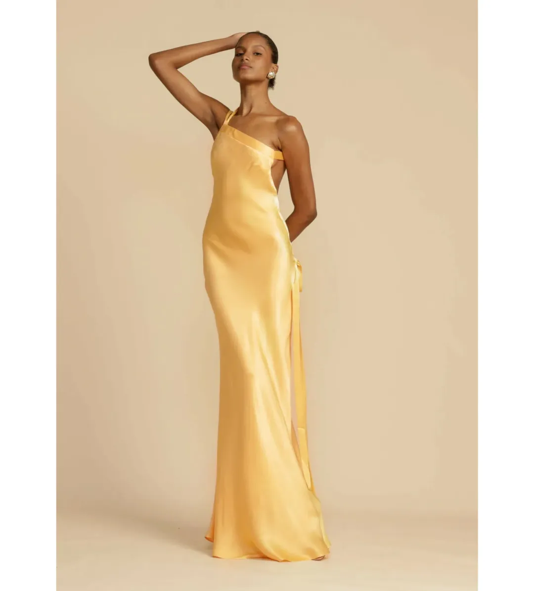 Arcina Ori Monique Dress in Yellow Size XS / AU 6 for rent on The Volte - main image