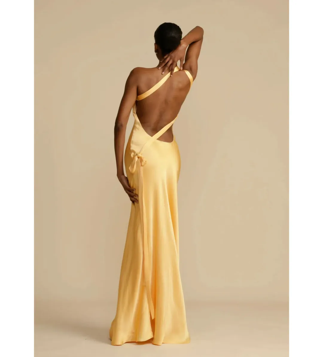 Arcina Ori Monique Dress in Yellow Size Small/ AU 8 for rent on The Volte - main image