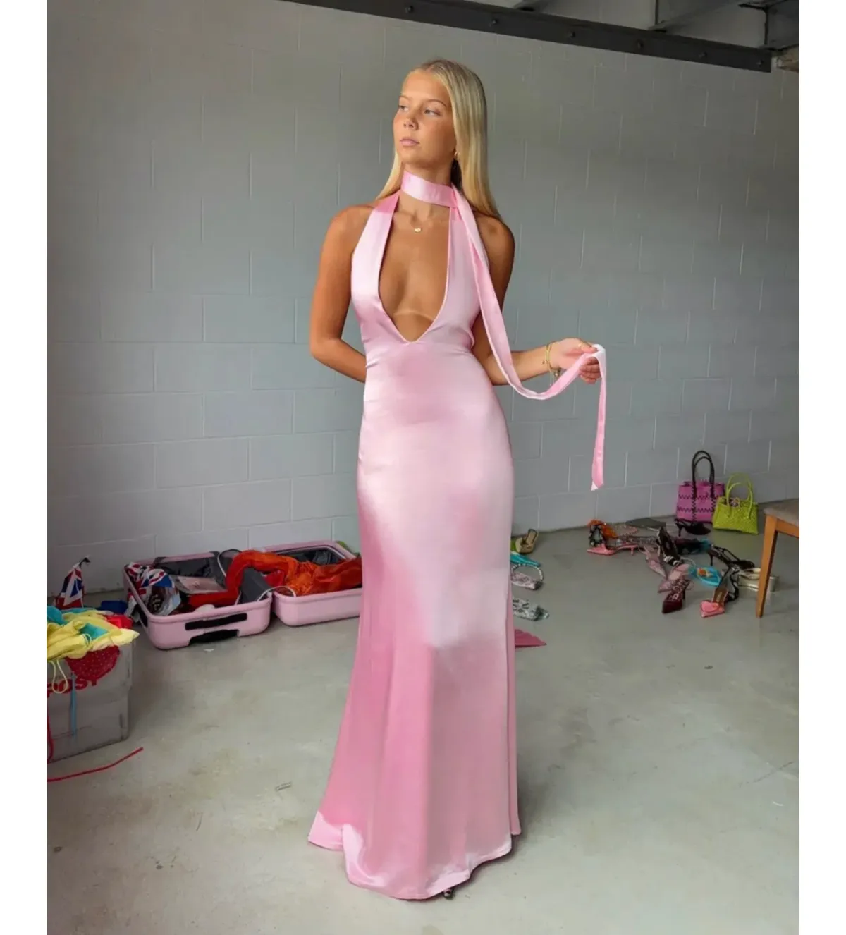 I am Delilah Margot Maxi Dress Candy Size S/ AU 8 - Image 1