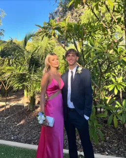 Natalie Rolt Iris Gown Neon Pink Size 0 / AU 6 for rent on The Volte - image 1