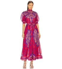 Zimmermann Raie Swing Maxi Dress Multi Floral Size 2/AU 12 for rent on The Volte - image 1