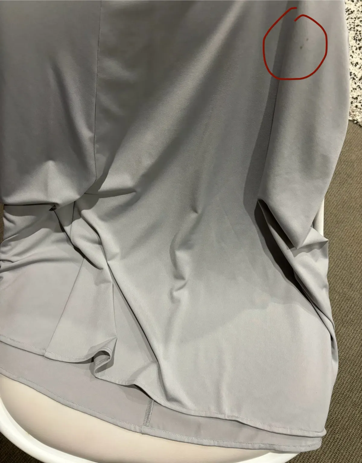 Ance Gria Gaia Gown in Silver Grey Size 8 - Image 5