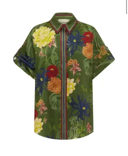 Alemais Avery Silk Shirt & Pant Set Size 10 for rent on The Volte - image 4