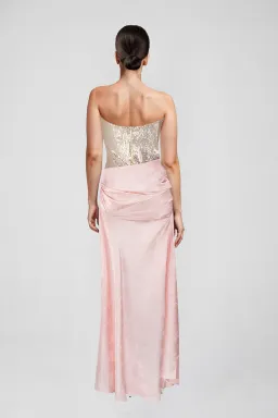 Atoir The Clara Gown Vintage Pink and Silver Size 10 for rent on The Volte - image 4