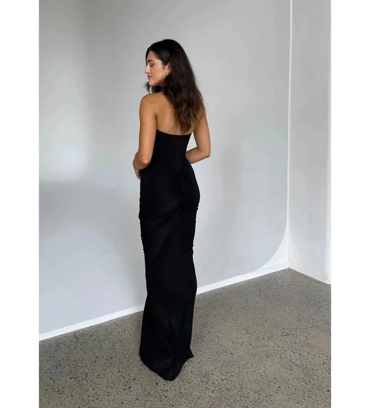 Natalie Rolt Black Shontae Gown in Black Size 0/ AU 6 - Image 2