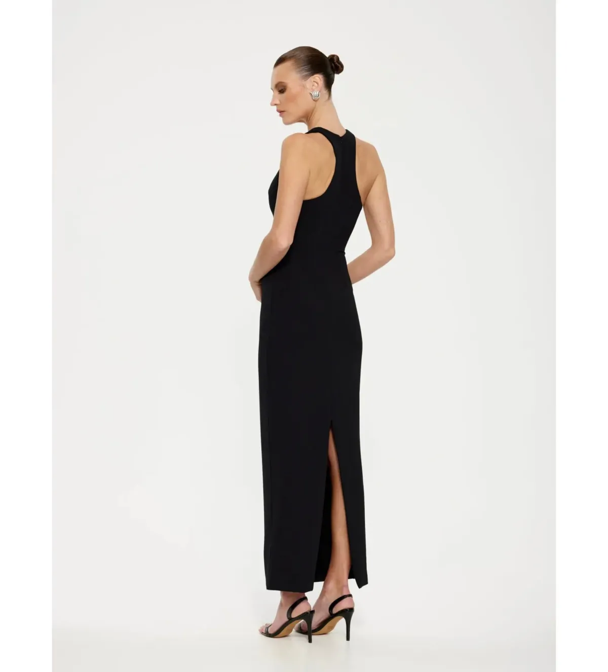 Effie Kats Black Eiza Gown in Black Size XS/ AU 6 - Image 3