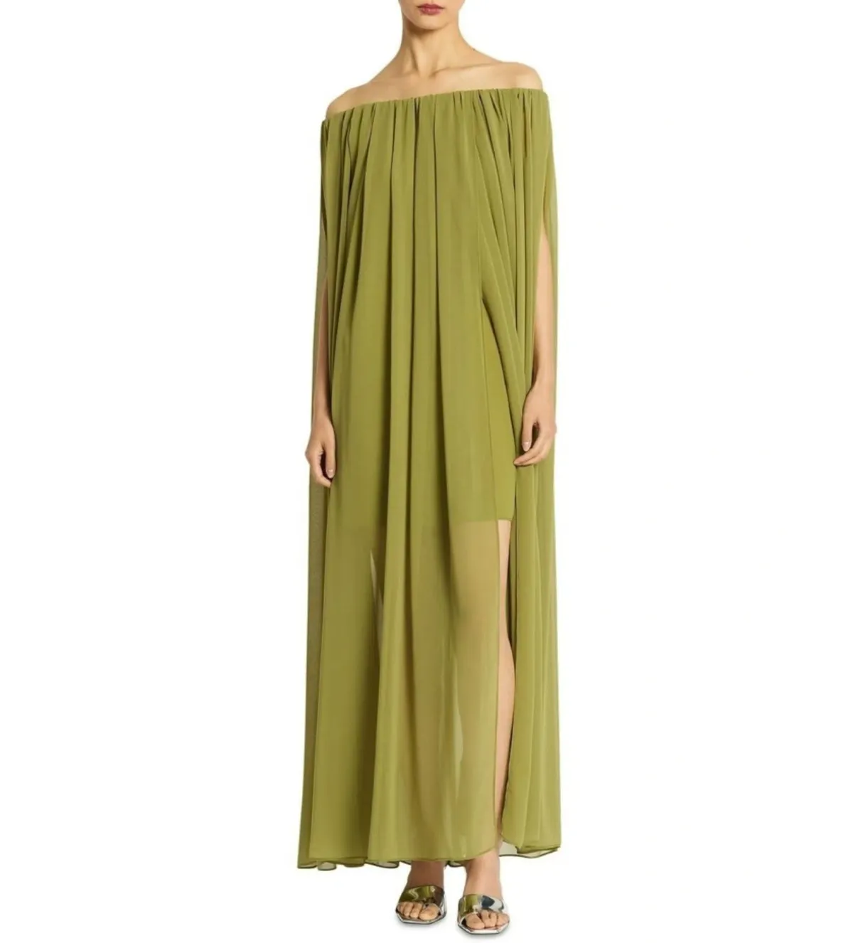 Sass & Bide Claret Dress in Olive Size 8 - Image 2