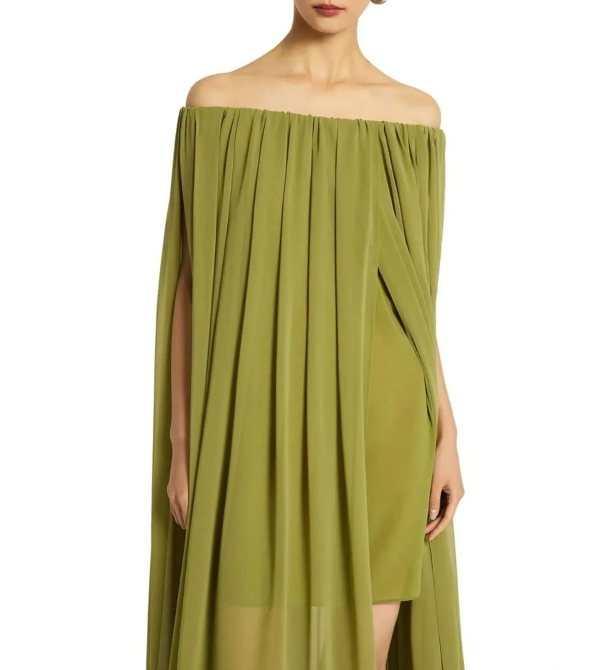Sass & Bide Claret Dress in Olive Size 8 - Image 5