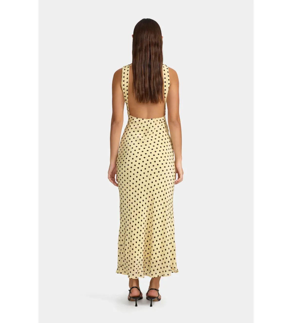 Ownley Tulip Midi Dress Butter Spot Size S/ AU 8 - Image 3