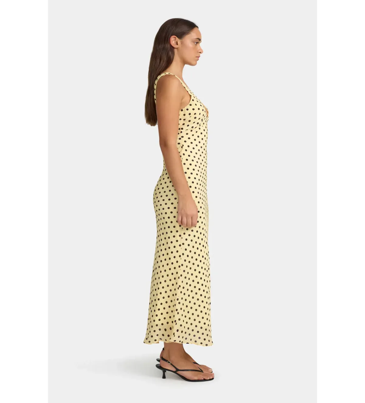Ownley Tulip Midi Dress Butter Spot Size S/ AU 8 - Image 2