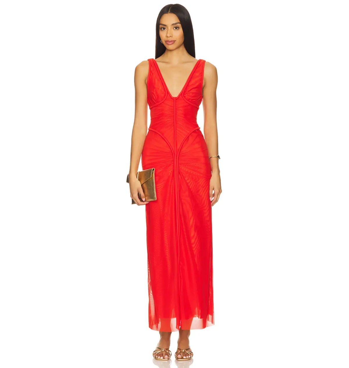 Significant Other Tillie Maxi Dress Red Size S / AU 8 - Image 3