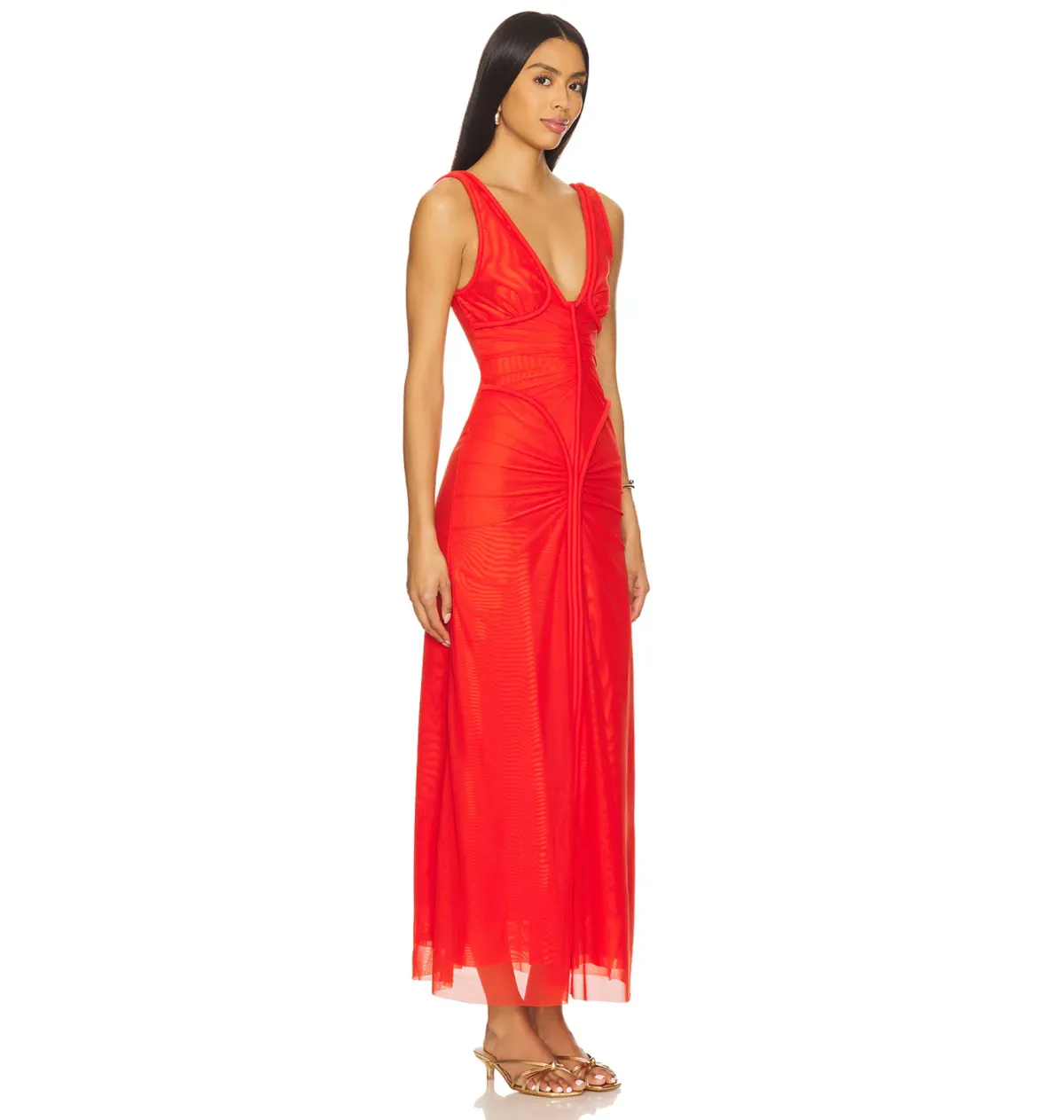 Significant Other Tillie Maxi Dress Red Size S / AU 8 - Image 4