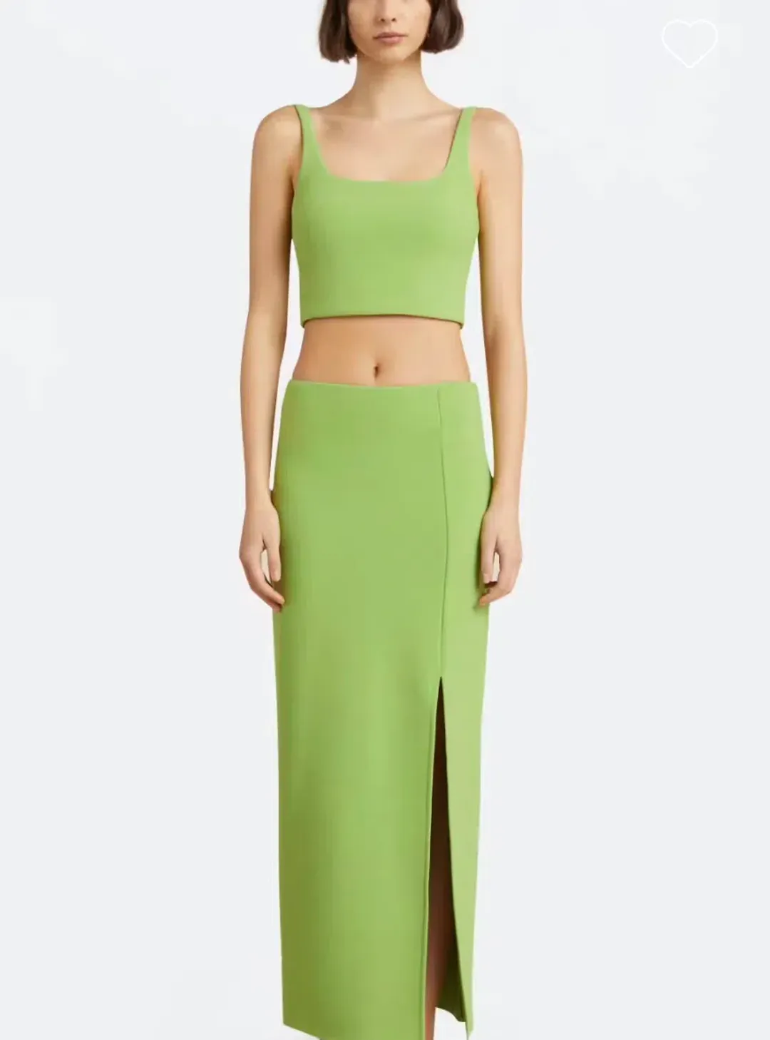 Bec & Bridge Karina Maxi Skirt & Bodice Sweet Pea Green Size 8 for rent on The Volte - main image