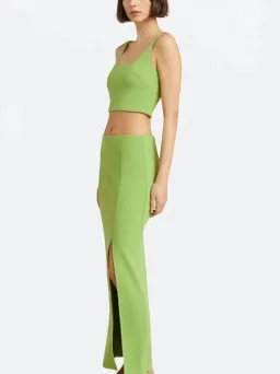 Bec & Bridge Karina Maxi Skirt & Bodice Sweet Pea Green Size 8 for rent on The Volte - image 4