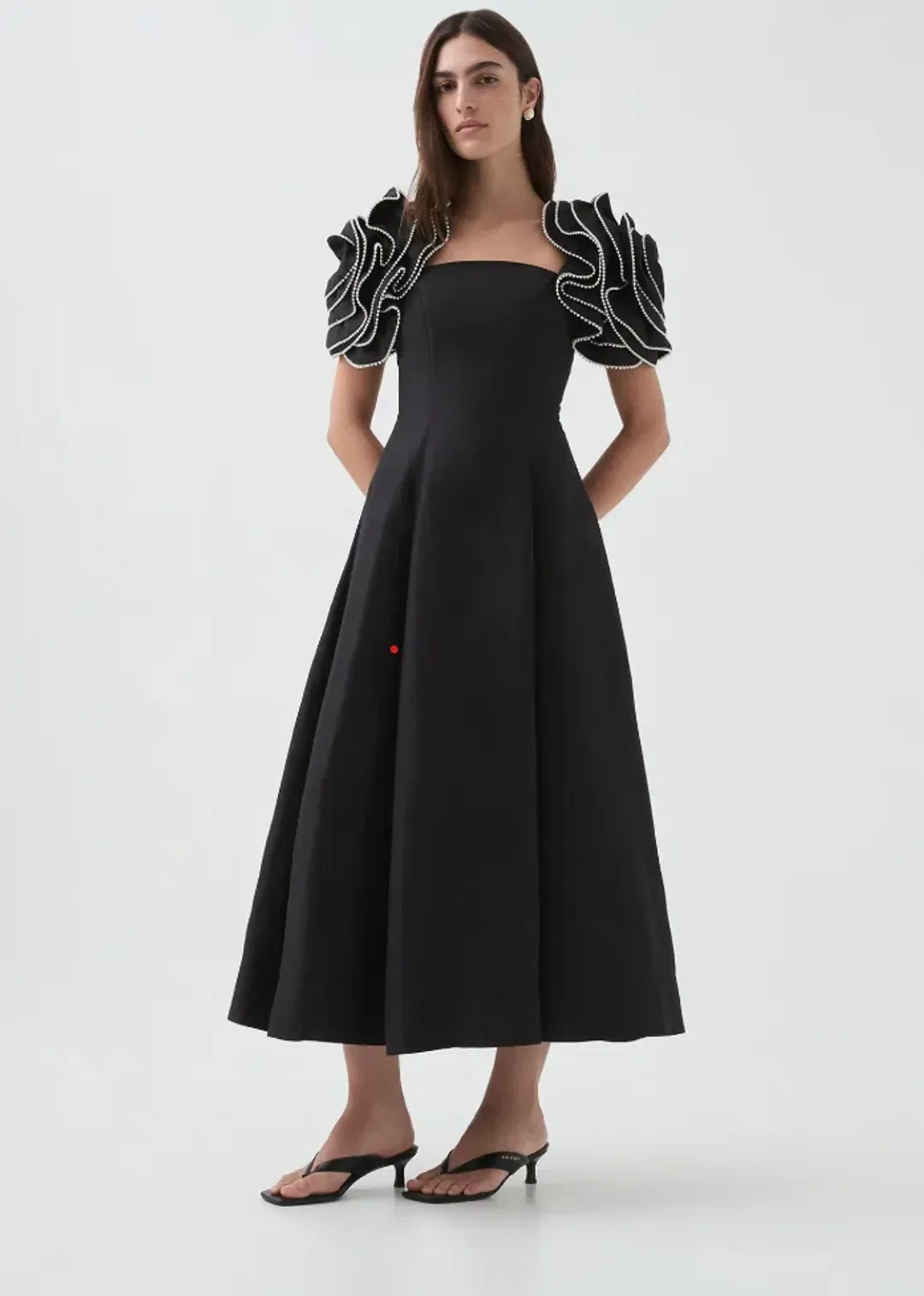 Aje Twyla Midi Dress Size 8 for rent on The Volte - main image