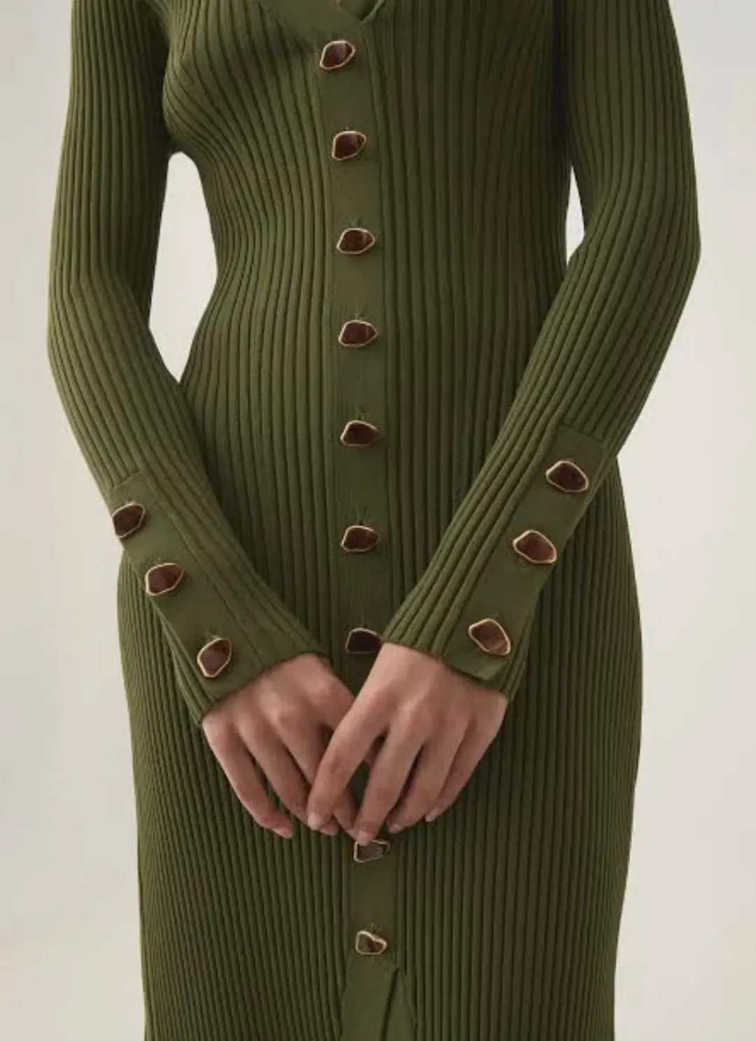 AJE Ondine Midi Dress Size 12 for rent on The Volte - main image