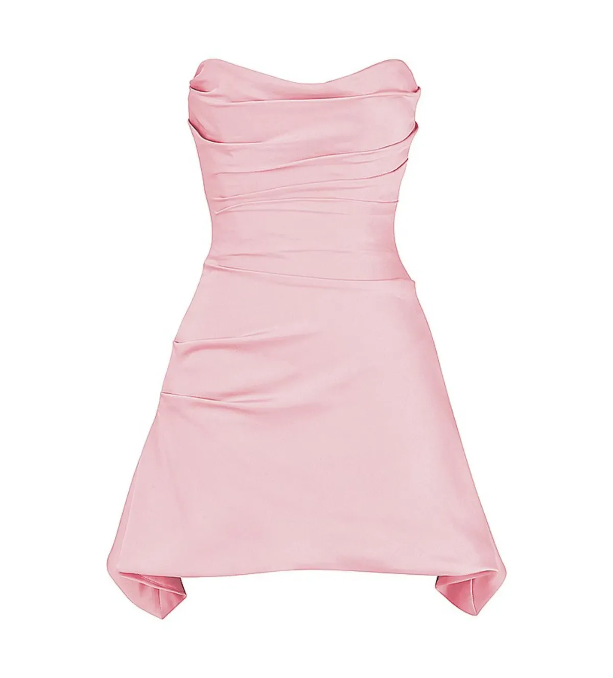 House of CB Jasmine Draped Strapless Corset Mini Dress Rose Pink Size XS/AU 6 - Image 5