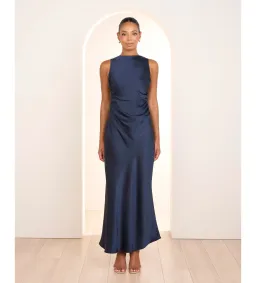 Pilgrim Gita Boat Neck Maxi Dress Navy Size 10 for rent on The Volte - image 1