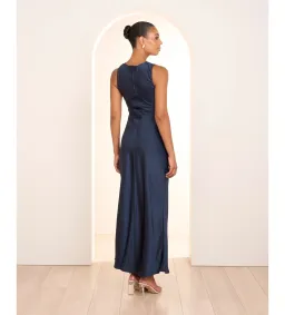 Pilgrim Gita Boat Neck Maxi Dress Navy Size 10 for rent on The Volte - image 3