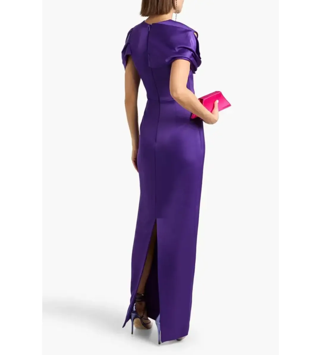 Rachel Gilbert Lorna Maxi Gown in Purple Size 2/AU10 for rent on The Volte - main image