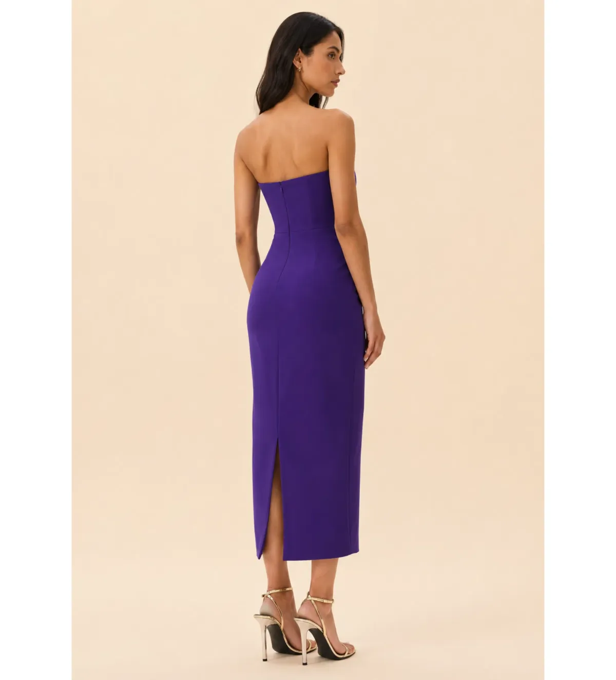 Rachel Gilbert Lorna Dress in Purple Size 0/AU6 - Image 2