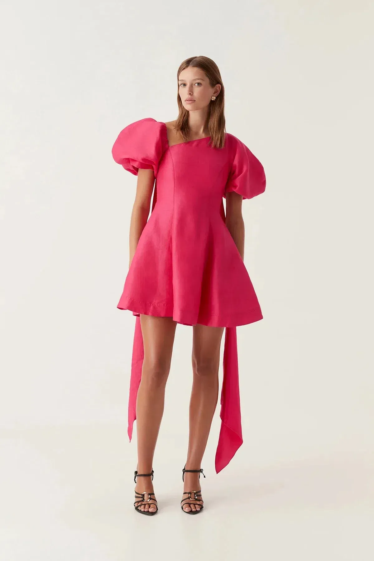 Aje Arista Tulip Sleeve Mini Dress Size 14 - Image 1