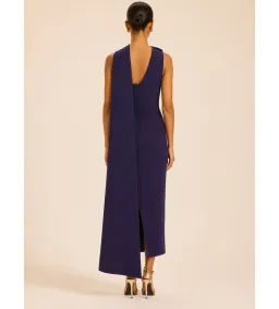 Rachel Gilbert Clara Midi Dress in Dark Indigo Size 1/AU8 for rent on The Volte - image 2