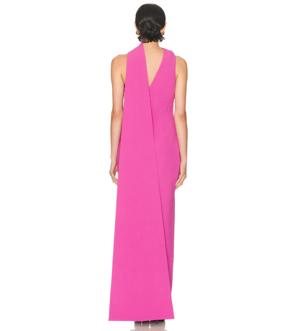 Rachel Gilbert Clara Gown in Hot Pink Size 1/AU8 - Image 3