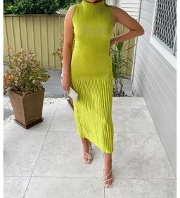 L'Idee Soiree Midi Dress Mojito Green Size S/AU 8 for rent on The Volte - image 2