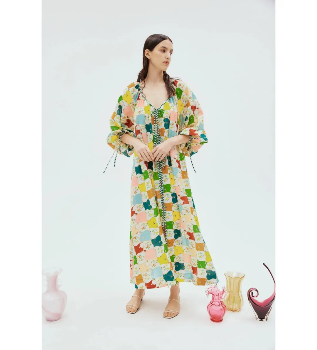 Alemais Everly Pool Dress Print Size 14 for rent on The Volte - main image