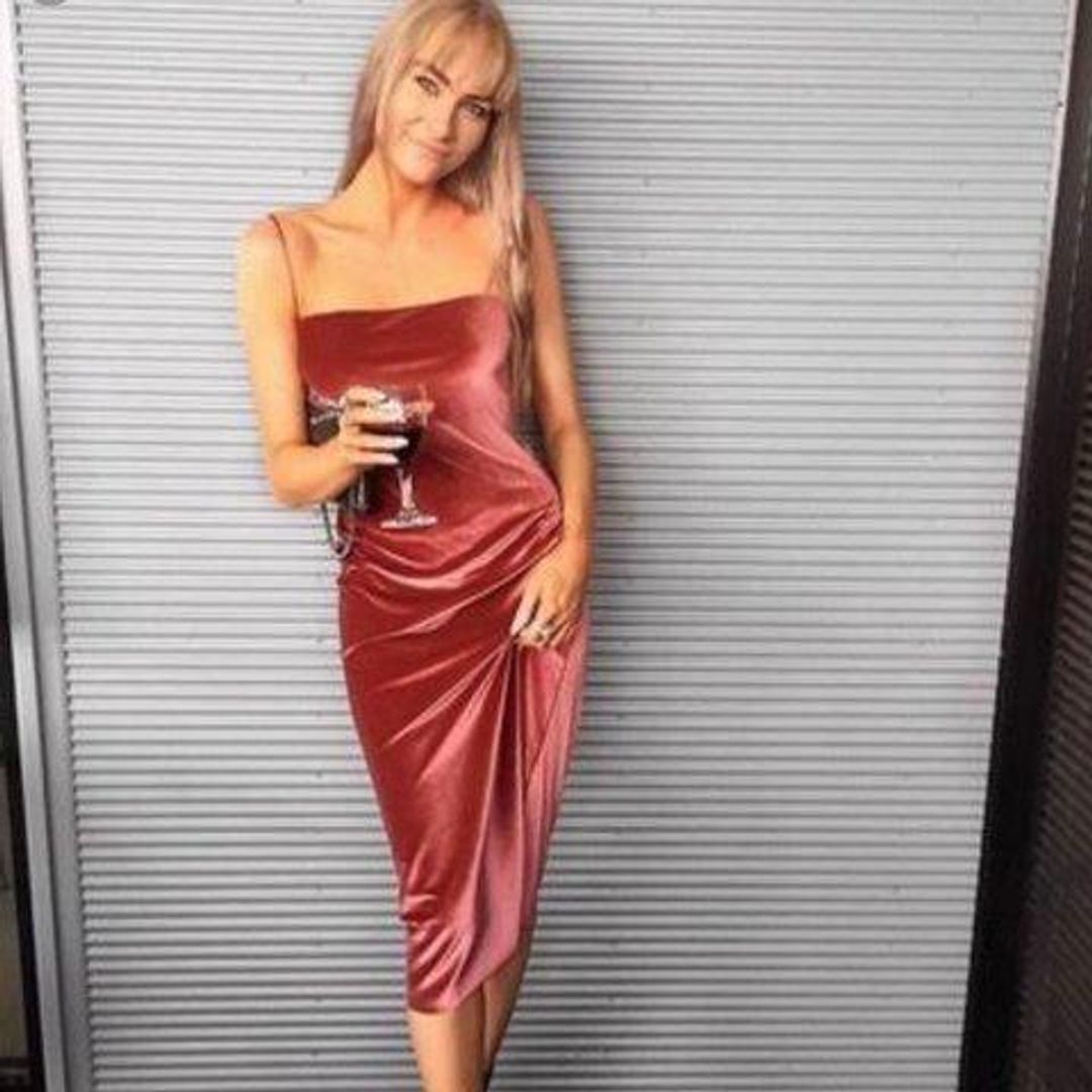 Bec and Bridge Velvet Ruba Rombic Slip Dress Size 8 for rent on The Volte - main image