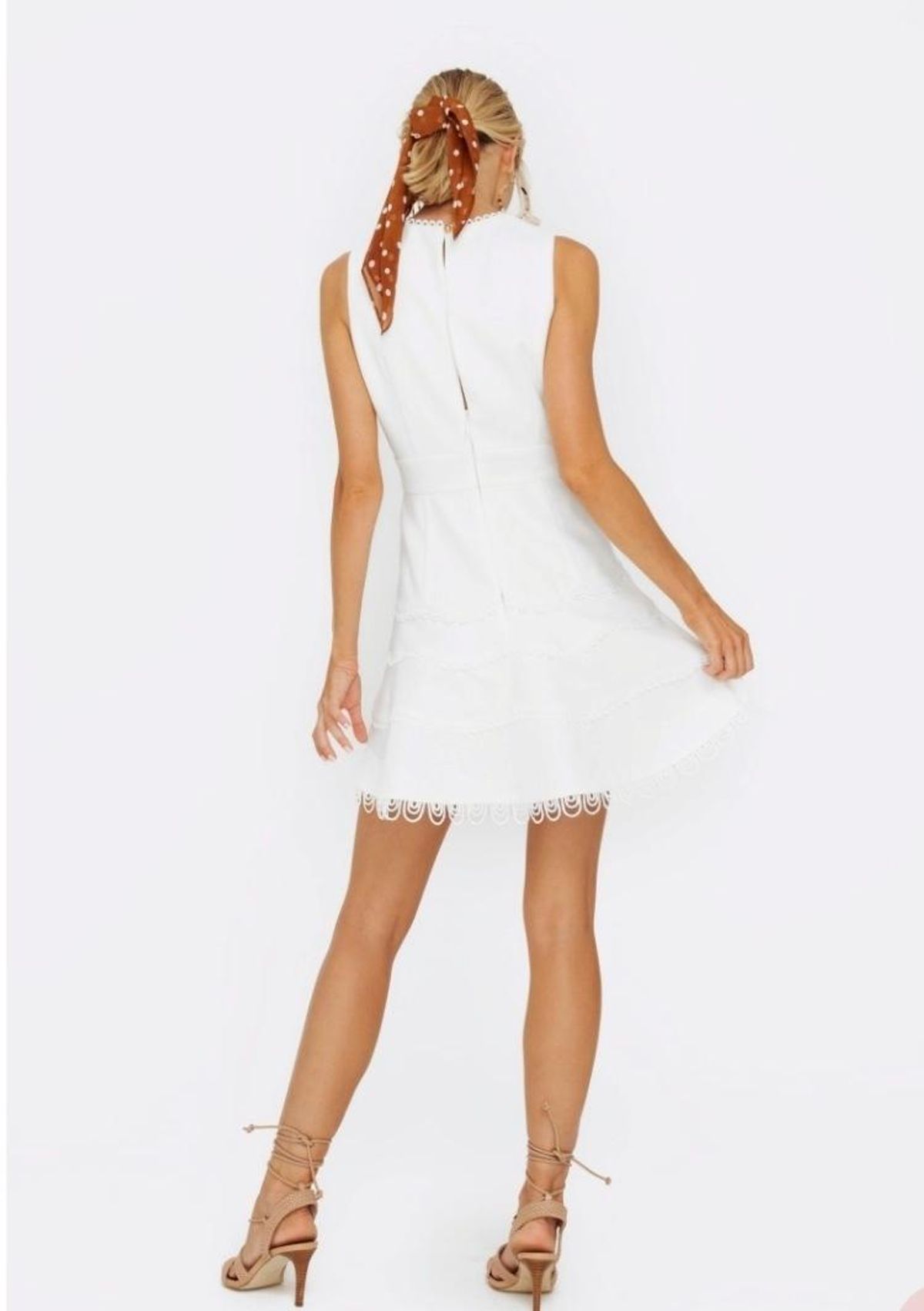 Sheike Paris Dress White Size 8 - Image 3