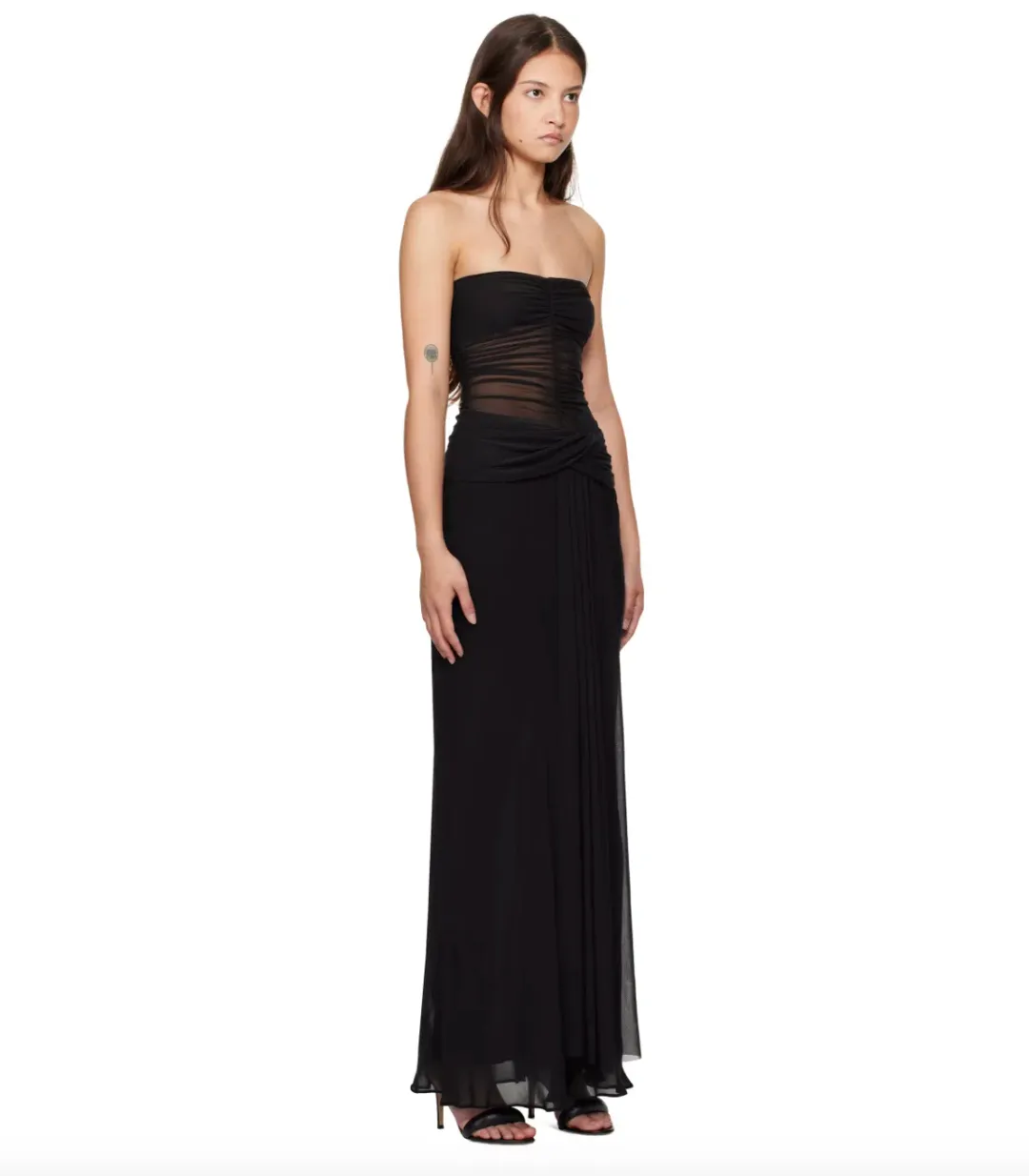 Bec & Bridge Noemi Strapless Dress in Black Size 8 for rent on The Volte - main image