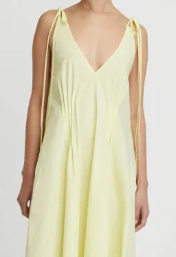Lee Mathews Andy Maxi Dress Lemon Yellow Size 14 for rent on The Volte - image 4