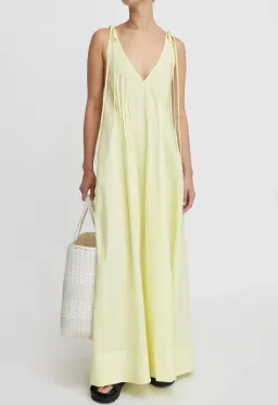 Lee Mathews Andy Maxi Dress Lemon Yellow Size 14 for rent on The Volte - image 3