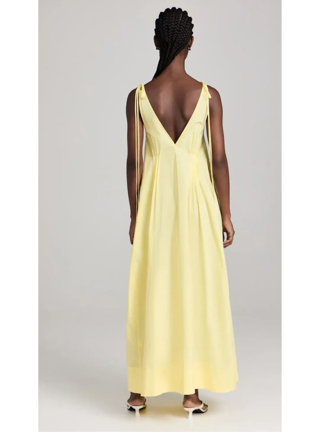 Lee Mathews Andy Maxi Dress Lemon Yellow Size 14 for rent on The Volte - main image