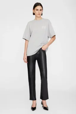 Anine Bing Myers T-Shirt Serif NY Washed Heather Grey Size 6 for rent on The Volte - image 1