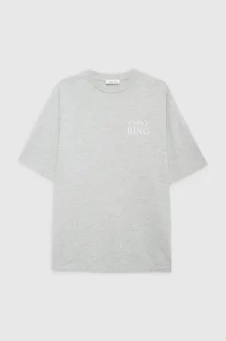 Anine Bing Myers T-Shirt Serif NY Washed Heather Grey Size 6 for rent on The Volte - image 3