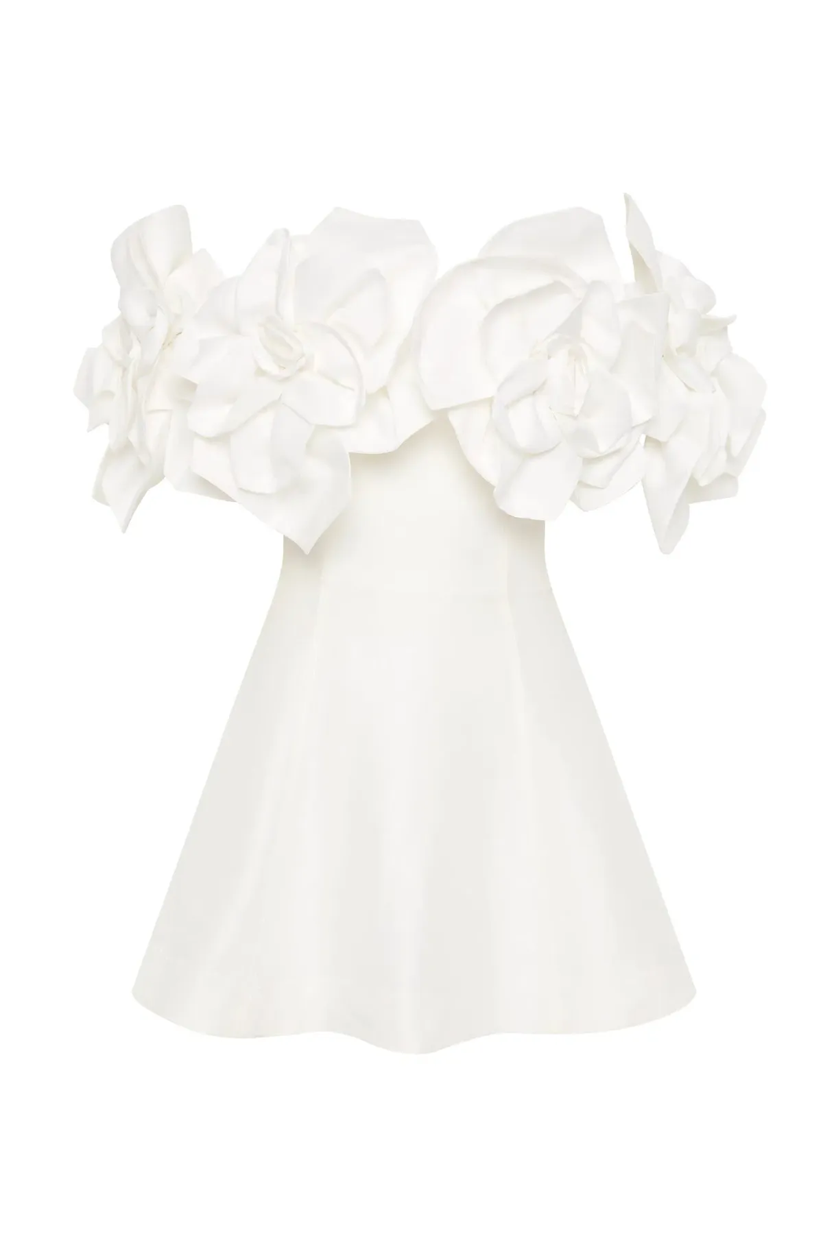 AJE ETTA MINI DRESS IVORY SIZE AU 10 - Image 6