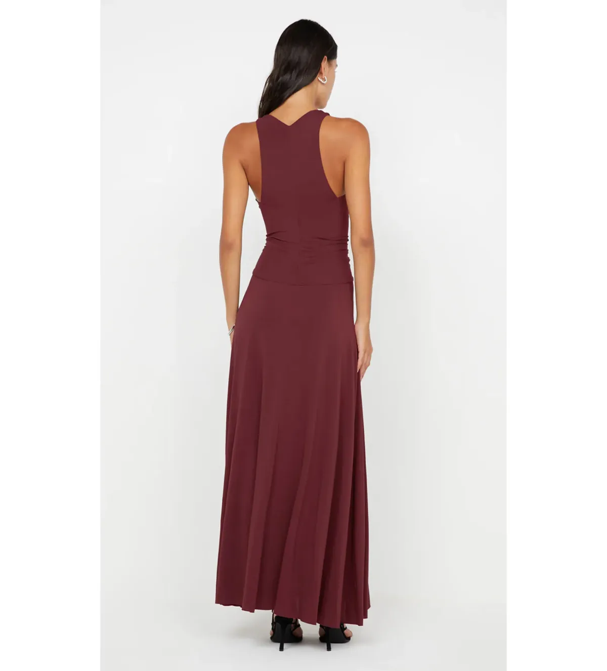 Bec and Bridge Greta Gown Cherry Cola Size 8 - Image 4