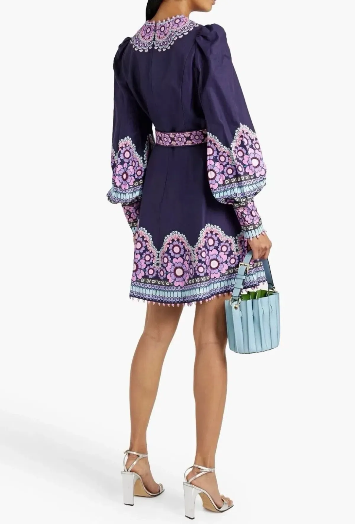 Zimmermann Dress Gemini Daisy Celestial Beaded Mini Size 10 - Image 2