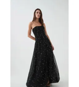 Aje Juniper Gown in Black Size XL / AU 14 for rent on The Volte - image 1