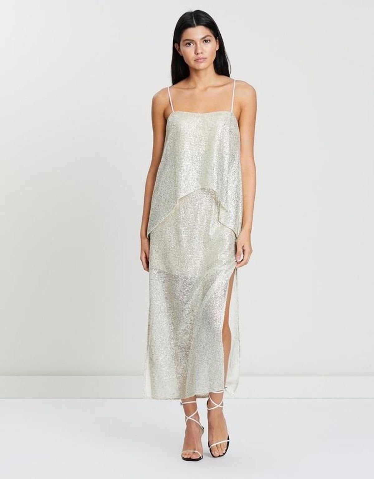 Manning Cartell Flash Bulb Metallic Dress Size 6 - Image 1